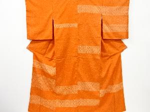 花亀甲模様付け下げ小紋着物